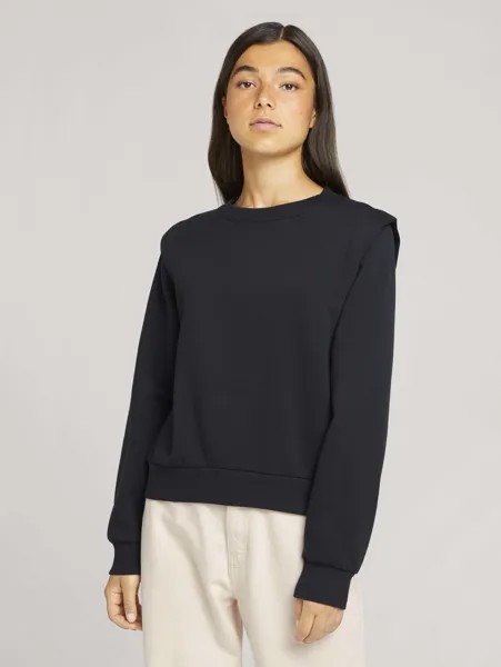 Свитшот женский TOM TAILOR 1027273 синий XL