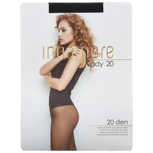 Колготки Innamore Lady 20 den, размер 5-XL, nero (черный)