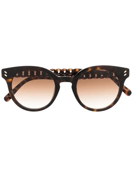 Stella McCartney Eyewear солнцезащитные очки с цепочными дужками
