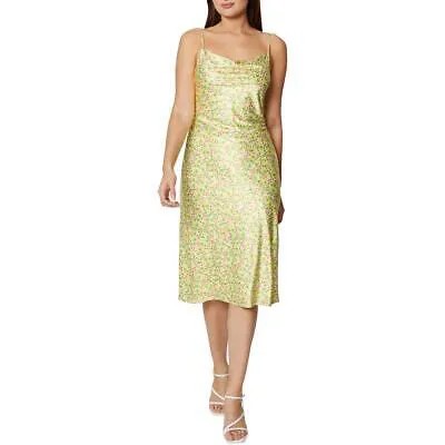 Женское платье-комбинация миди без рукавов с цветочным принтом BCBGeneration BHFO 7550
