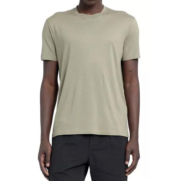 Футболка cotton lyocell t-shirt Tom Ford, зеленый