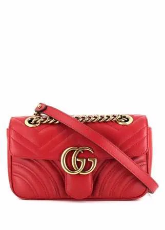 Gucci Pre-Owned сумка на плечо GG Marmont 2020-го года