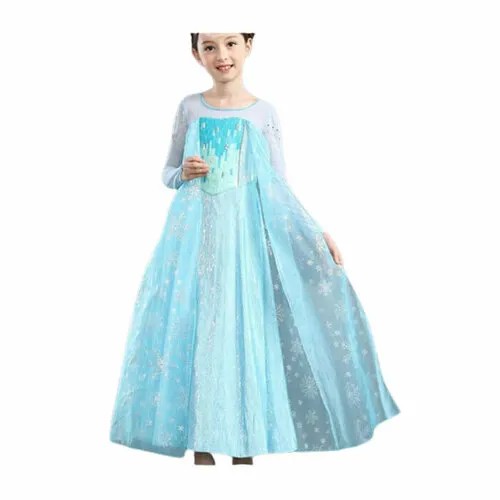 Карнавальное платье детское, принцесса Эльза, размер 140-148