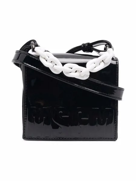 MSGM Kids сумка из искусственной кожи с тисненым логотипом