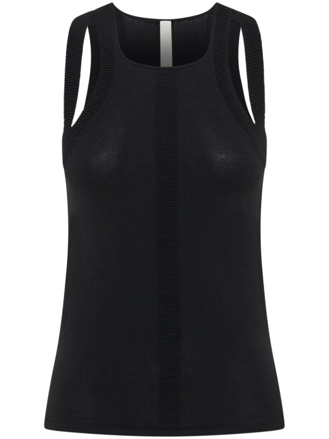 Топ Sculpt Muscle с вырезами Dion Lee, черный