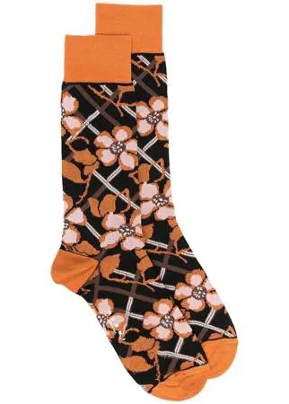 Marni носки с цветочным принтом
