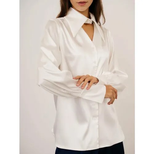 Блуза Модный Дом Виктории Тишиной, размер M, белый