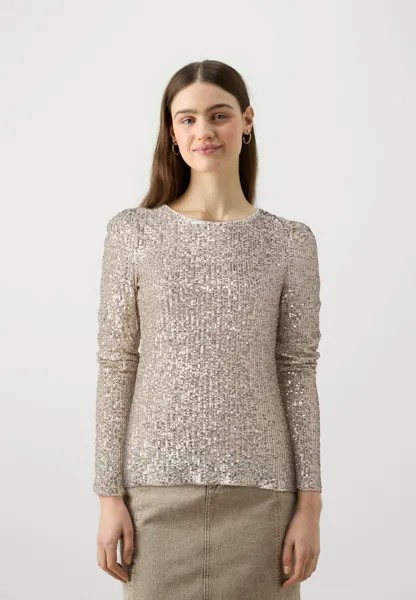 Блуза ILEX ROUND NECK Bruuns Bazaar, посеребренный