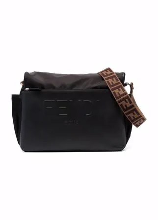 Fendi Kids пеленальная сумка с логотипом FF