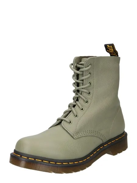 Ботильоны на шнуровке Dr. Martens Pascal, светло-зеленый