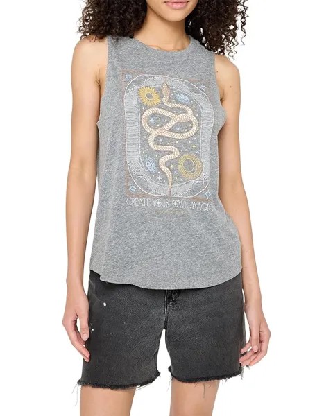 Рубашка Spiritual Gangster Magic Jade Muscle Tank, цвет Heather Grey