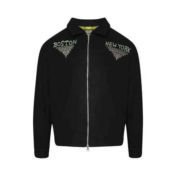 Куртка Bode Embroidered Lighthouse Jacket, цвет Black/Multicolor