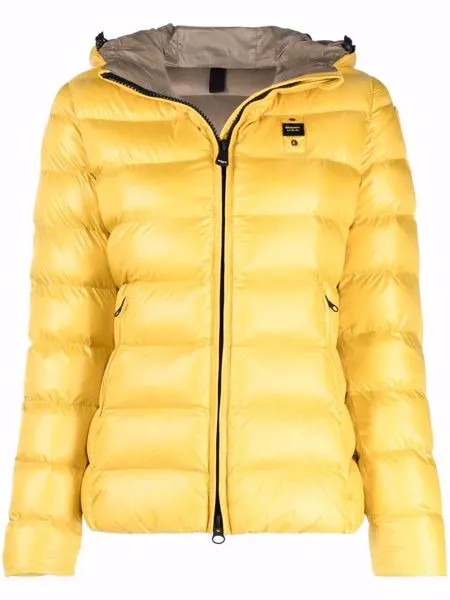 Blauer hooded padded jacket