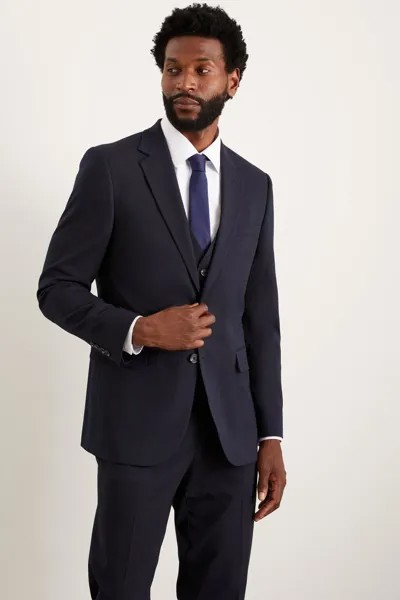 Темно-синяя костюмная куртка Tailor Fit Essential Burton, темно-синий