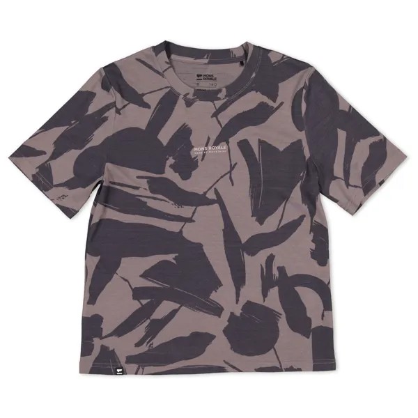 Рубашка из мериноса Mons Royale Women's Icon Relaxed Tee, цвет Fragments