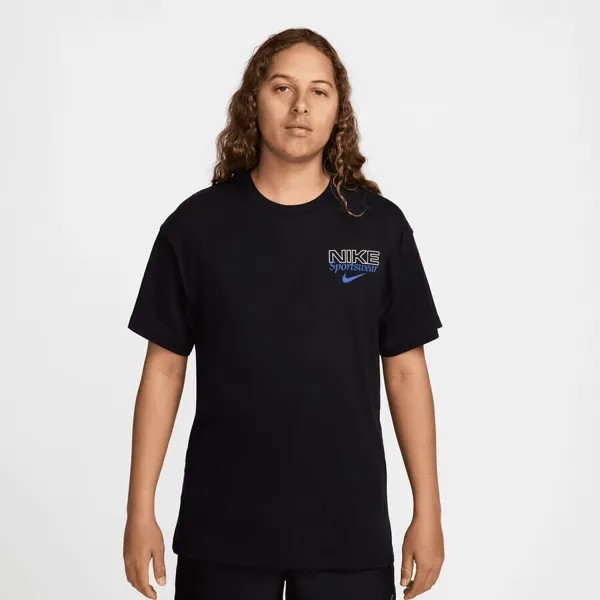 Спортивная футболка с рисунком NIKE, цвет black