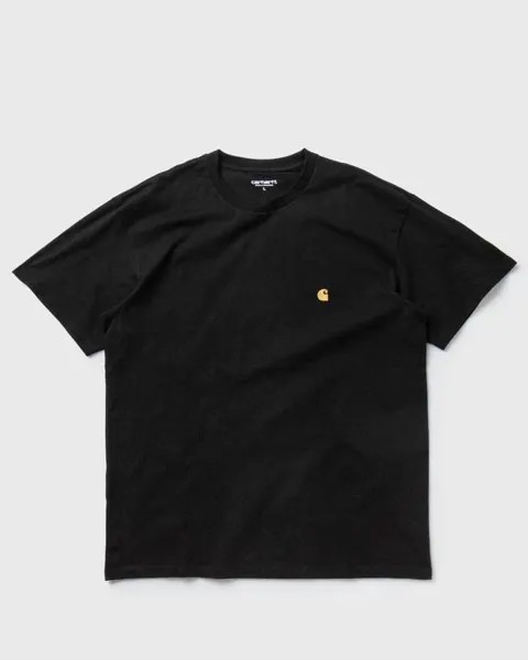 Футболка Carhartt Wip S/S Chase T-Shirt, цвет black / gold