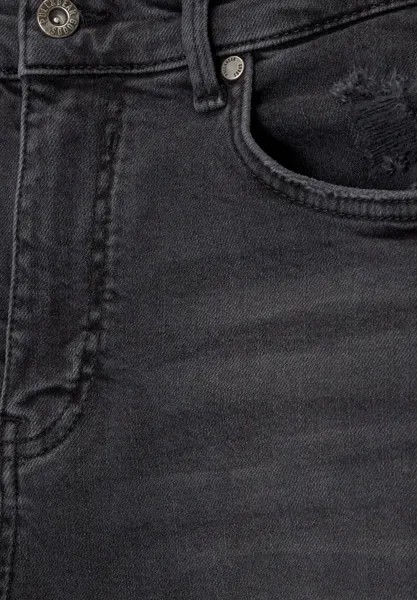 Джинсы слим Carrot Fit PULL&BEAR, черные
