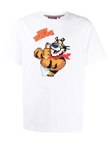 Футболка Year Of Tigerrr Mostly Heard Rarely Seen 8-Bit, белый