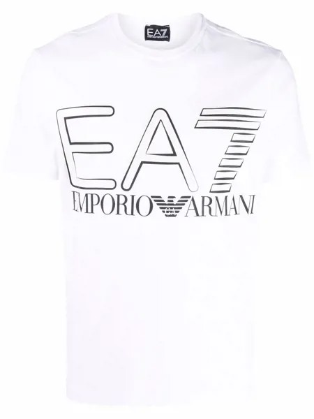 Ea7 Emporio Armani футболка с логотипом