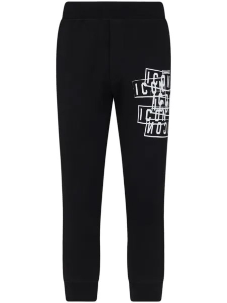 Dsquared2 спортивные брюки с логотипом, черный