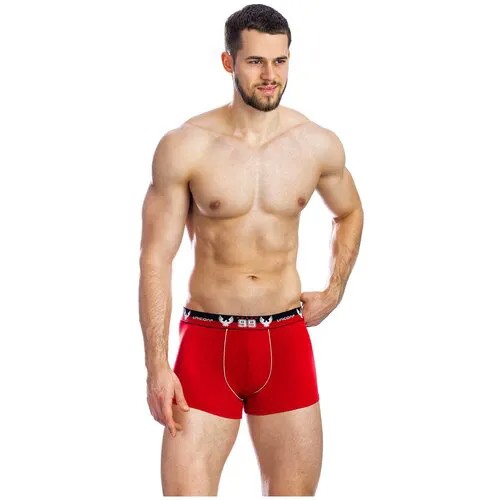 Трусы Uniconf, 3 шт., размер XXL, красный