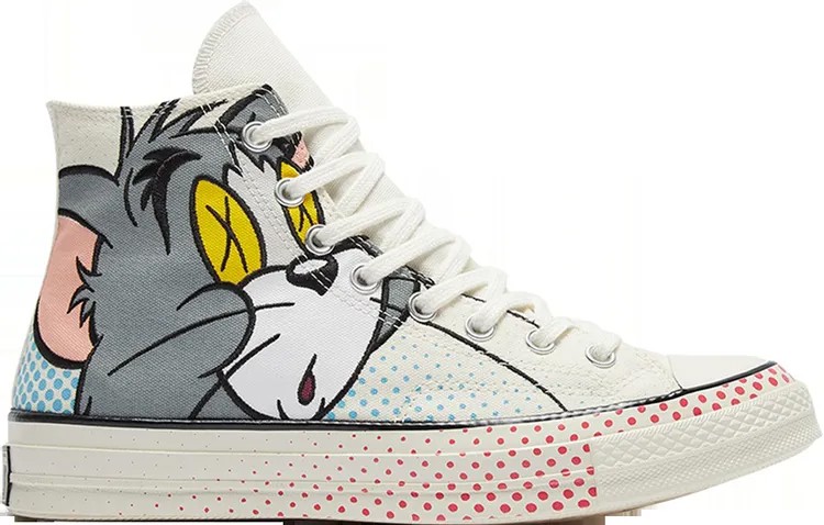 Кроссовки Converse Tom and Jerry x Chuck 70 High, кремовый