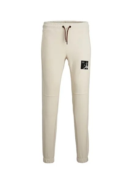 Мужские спортивные штаны Slim Fit кремового цвета 12230407_JPSTWILL JJFILO SWEAT PANT Jack & Jones, кремовый