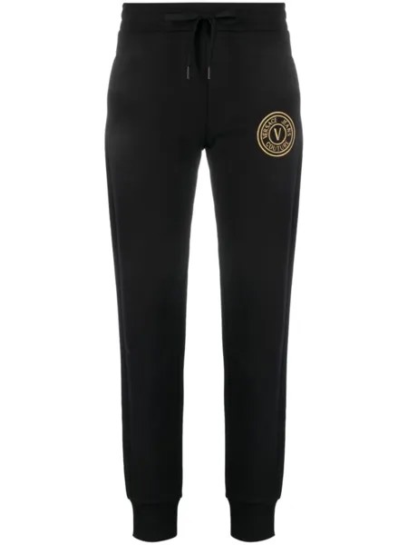 Спортивные брюки с логотипом Versace Jeans Couture, черный