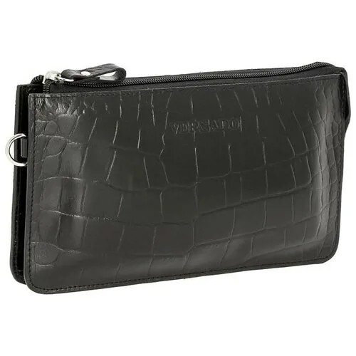Клатч с крупным тиснением Versado VD035-1 black stone