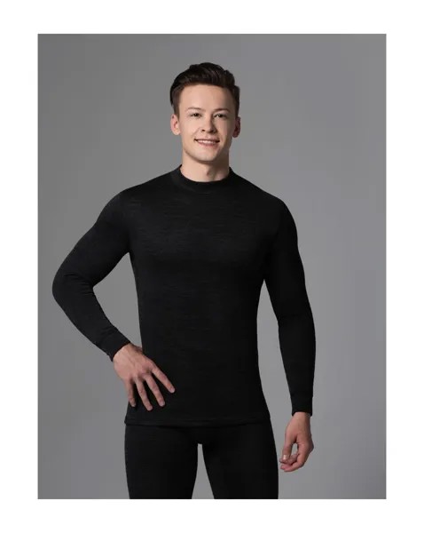 Лонгслив домашний мужской MELLE ТЕРМО 3101 черный 2XL, 170/176