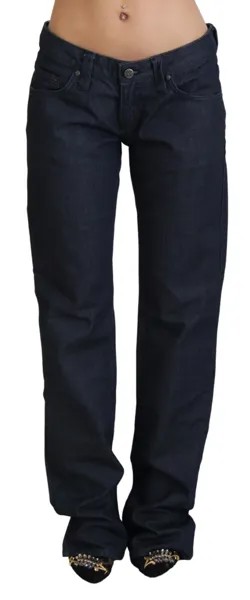 EXTE Jeans Темно-синие женские джинсовые брюки прямого кроя с заниженной талией s. W28 300 долларов США