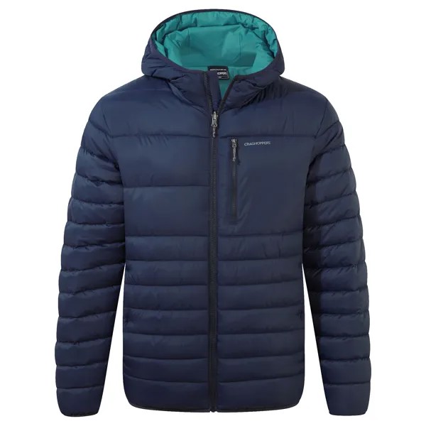 Куртка Craghoppers Kapuzenjacke Compresslite VIII, цвет Blue Navy/Washed Teal