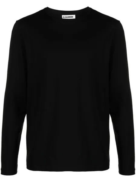 Jil Sander футболка с длинными рукавами, черный