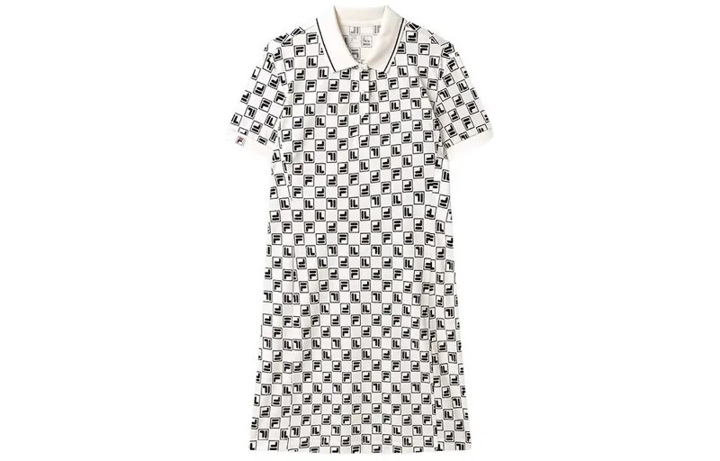 FILA Женские шорты-платье с рукавами, цвет Allover Print