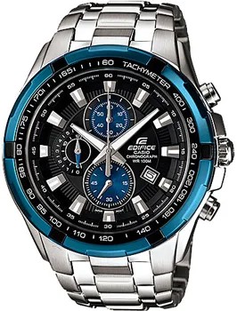 Японские наручные  мужские часы Casio EF-539D-1A2. Коллекция Edifice