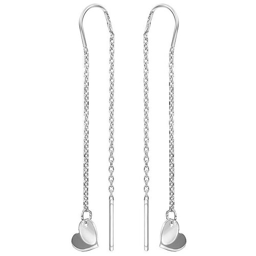 Серьги-цепочки из серебра 1003524927524