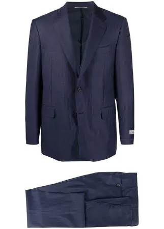 Canali полосатый костюм с однобортным пиджаком