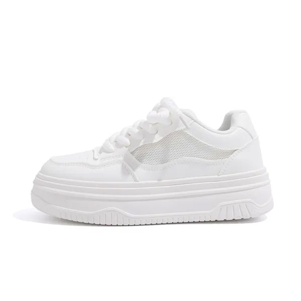 Кроссовки HUANQIU Skateboarding Shoes Women's Low-top White, белый