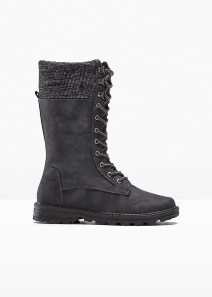 Ботинки на шнуровке John Baner Jeanswear, черный