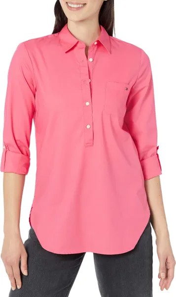 Рубашка Tommy Hilfiger Easy Care Popover, цвет Rosette