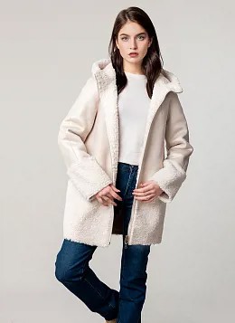 Дубленка короткая двусторонняя 40, КАЛЯЕВ