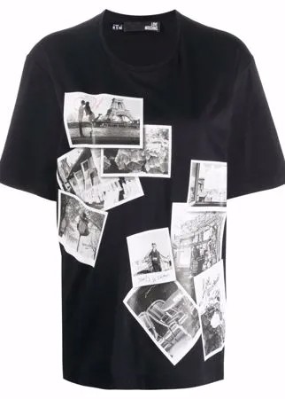 Love Moschino футболка Paris с фотопринтом