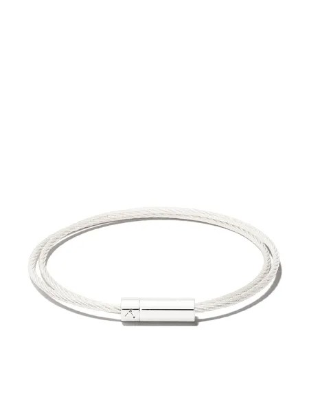 Le Gramme серебряный браслет Le 9 Grammes Double Cable