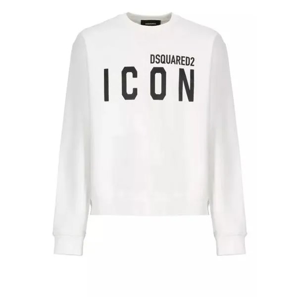 Свитер sweater with logo Dsquared2, белый