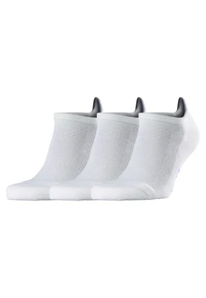 Носки COOL KICK 3-PACK SNEAKER SOCKS UNISEX АНАТОМИЧЕСКАЯ ПЛЮШЕВАЯ ПОДОШВА FALKE, белый