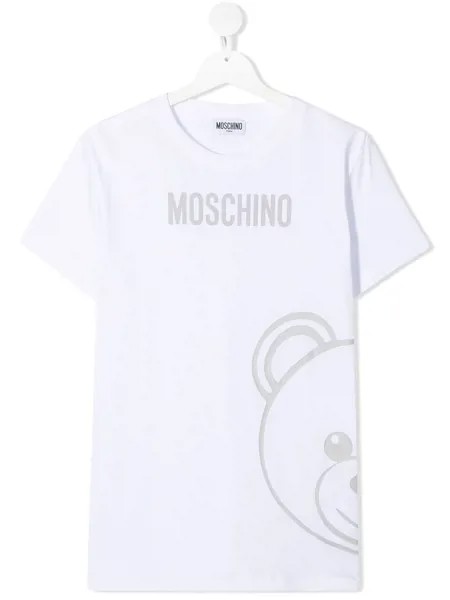 Moschino Kids футболка с принтом Teddy Bear