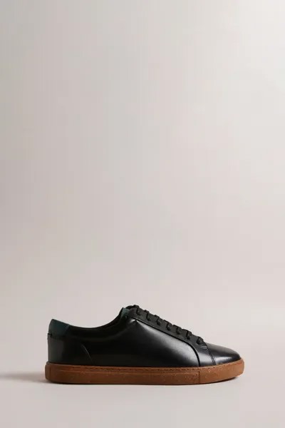 Udamou черные кожаные спортивные туфли Ted Baker, черный