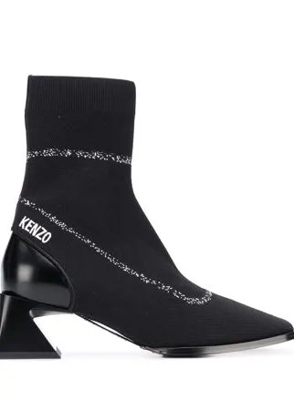 Kenzo ботинки-носки с вышитым логотипом