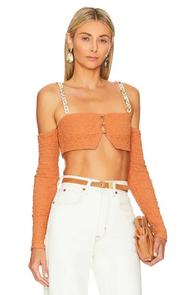 Топ Camila Coelho Kimberly, цвет Ginger Orange